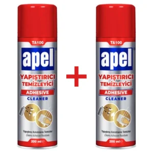 APEL TA100 Yapıştırıcı Temizleyici Sprey 200 ml 2 Adet